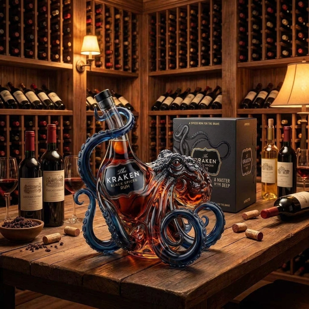 Kraken-Inspired Deep Sea Octopus Bottle 🌊🐙